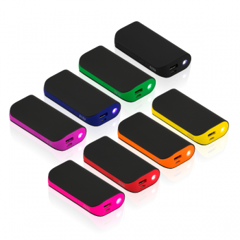 Powerbank ar lukturīti Powerbank ar lukturīti