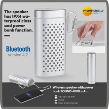 Skaļrunis / powerbank SOUND Skaļrunis / powerbank SOUND